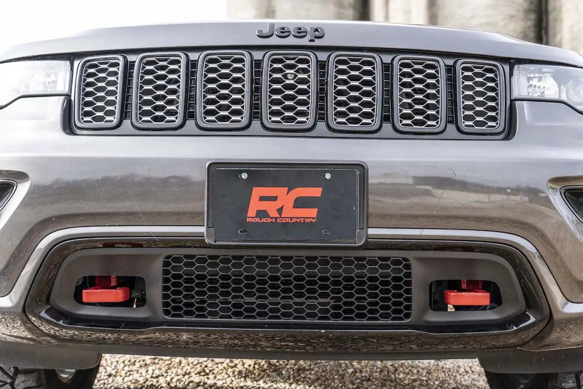 Tow Hooks | Forged | Red | Jeep Grand Cherokee 2WD/4WD (2015-2022) by Rough Country