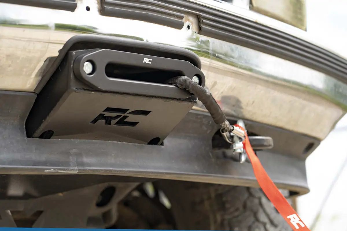 Hidden Winch Mounting Plate | Chevy C1500/K1500 Truck & SUV 4WD (1988-1999) by Rough Country