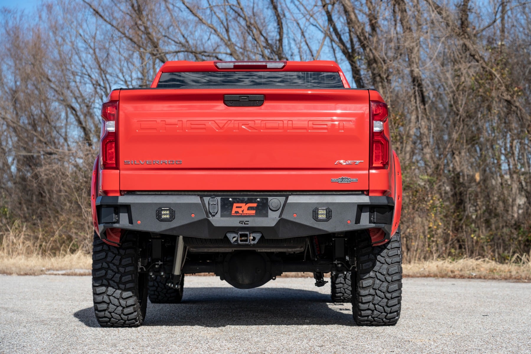 Rear LED Bumper | Chevy/GMC Sierra 1500 (19-26)/Silverado 1500 (19-26) by Rough Country