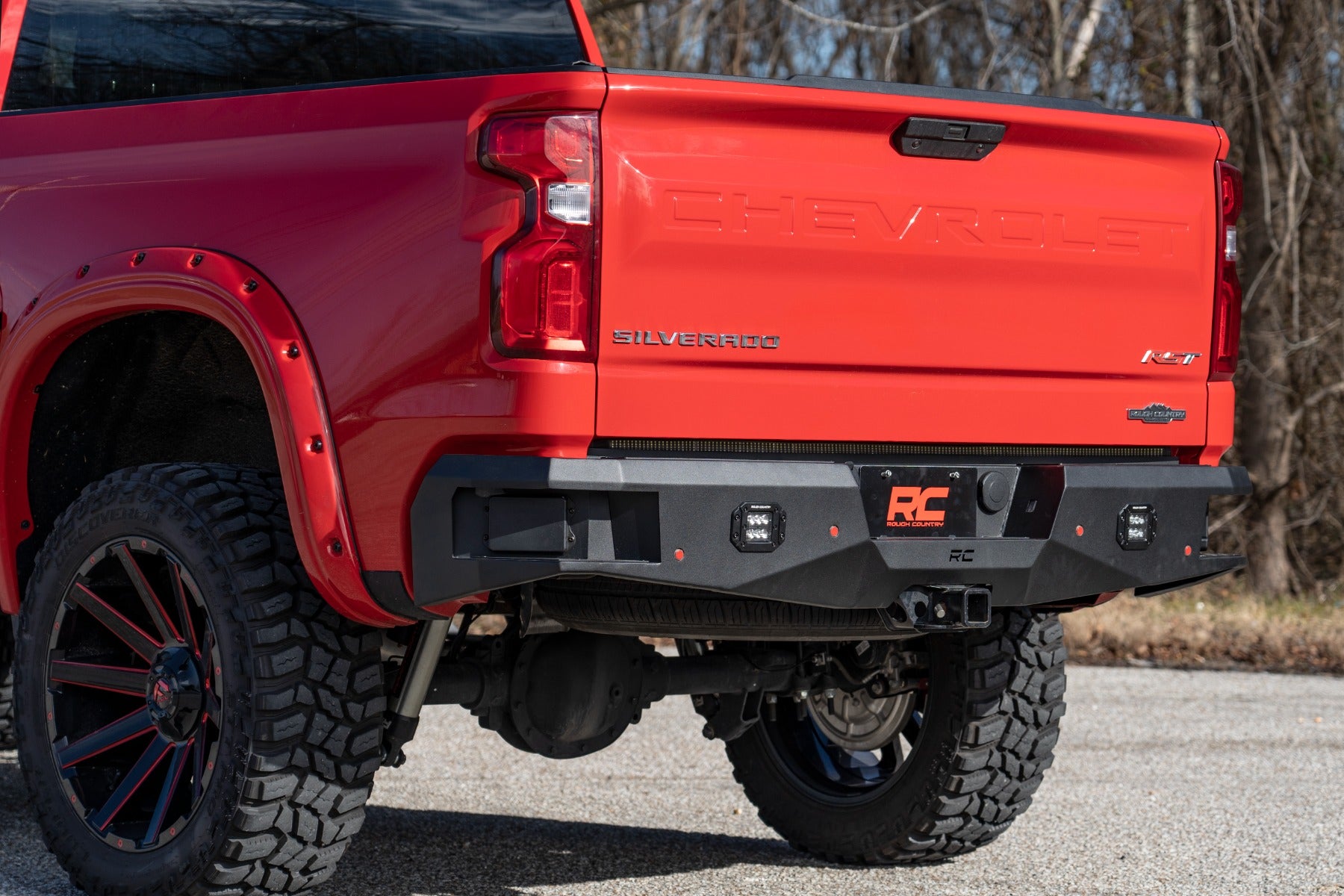 Rear LED Bumper | Chevy/GMC Sierra 1500 (19-26)/Silverado 1500 (19-26) by Rough Country