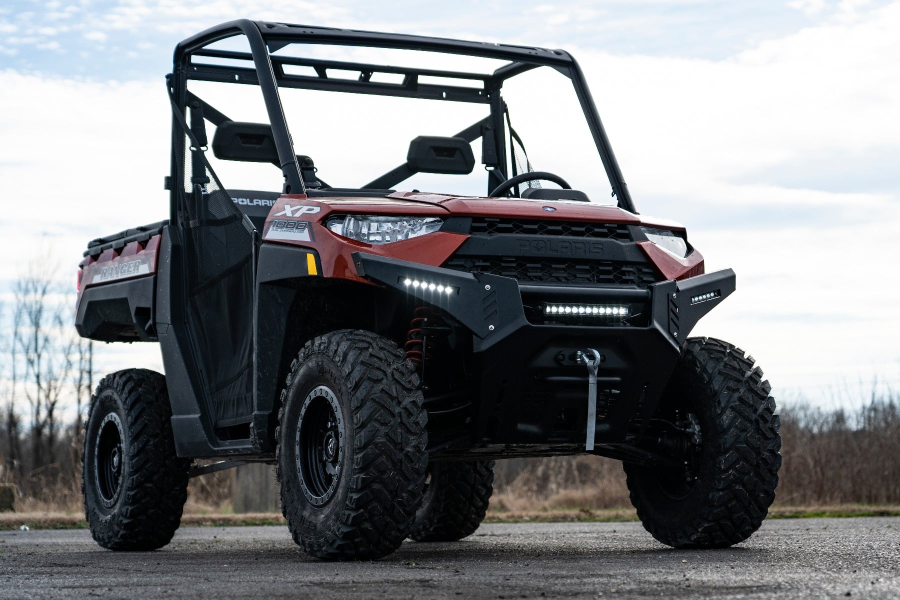 Bumper Wings | 6" Black Slimline LED Pair | Polaris Ranger 1000/Ranger XP 900/1000 by Rough Country