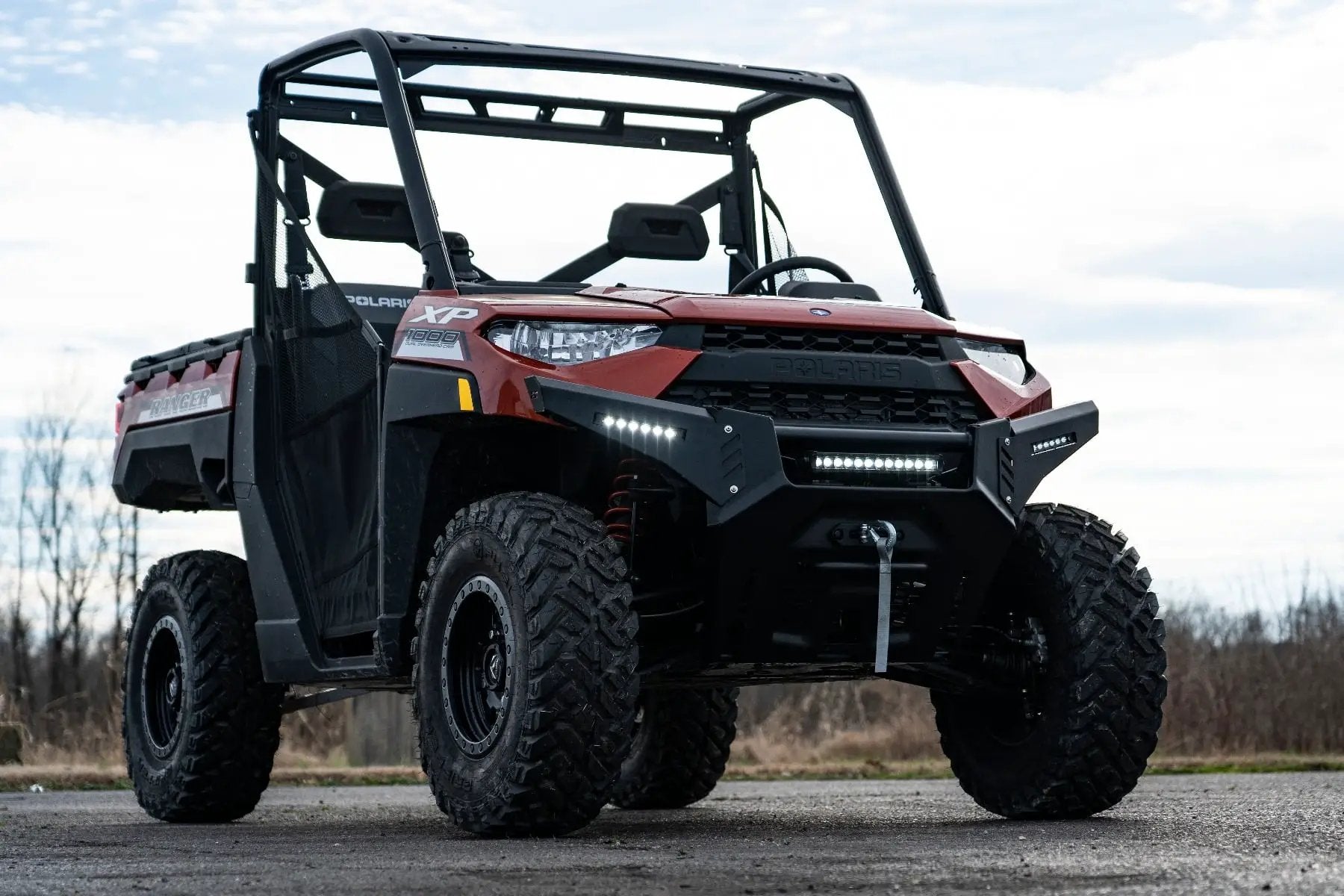 Bumper Wings | 6" Black Slimline LED Pair | Polaris Ranger 1000/Ranger XP 900/1000 by Rough Country