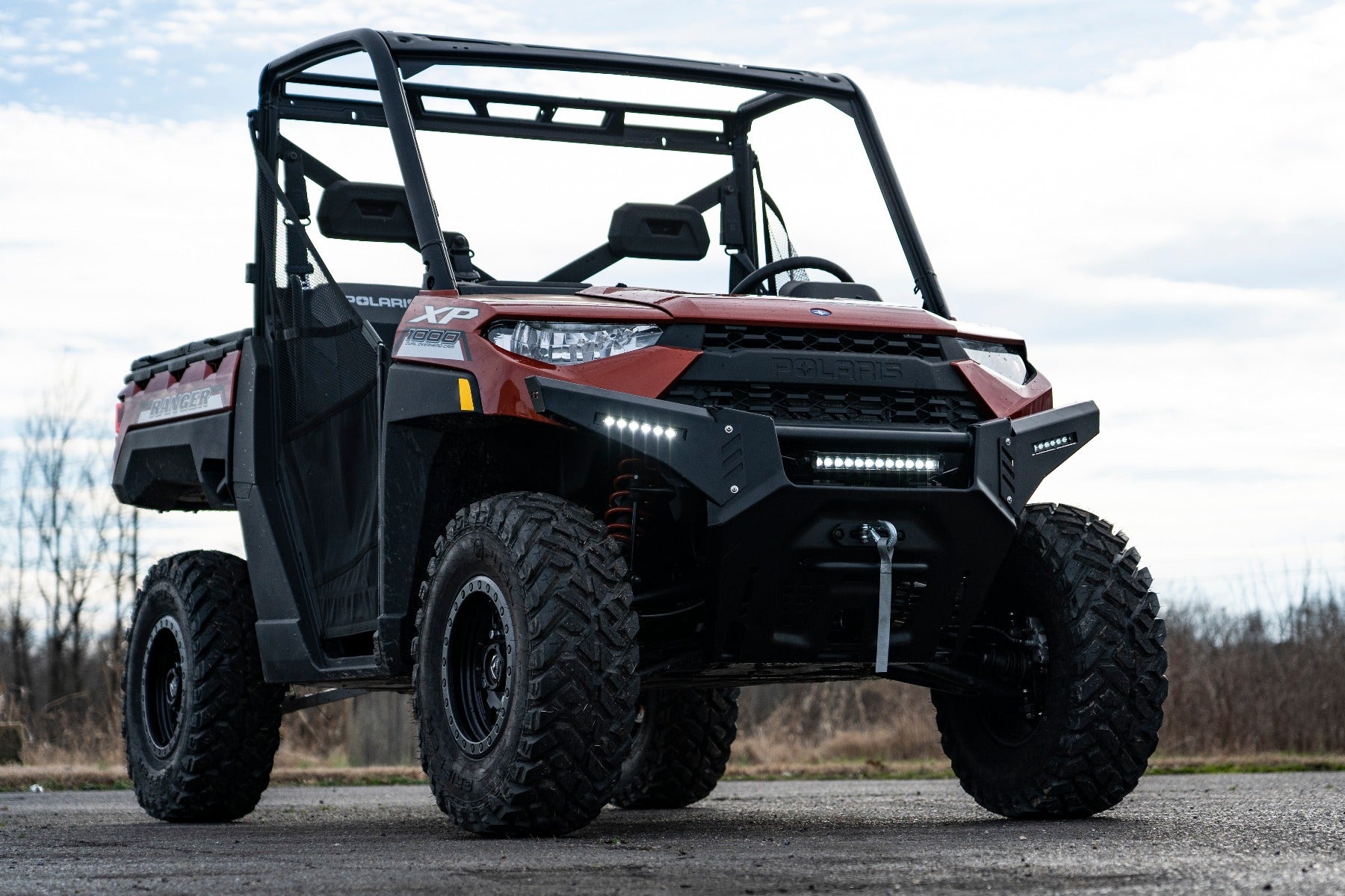 Bumper Wings | 6" Black Slimline LED Pair | Polaris Ranger 1000/Ranger XP 900/1000 by Rough Country