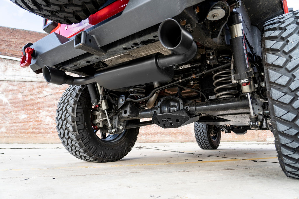 Performance Exhaust | Dual Outlet | Jeep Wrangler JL (18-26)/Wrangler Unlimited (18-26) by Rough Country