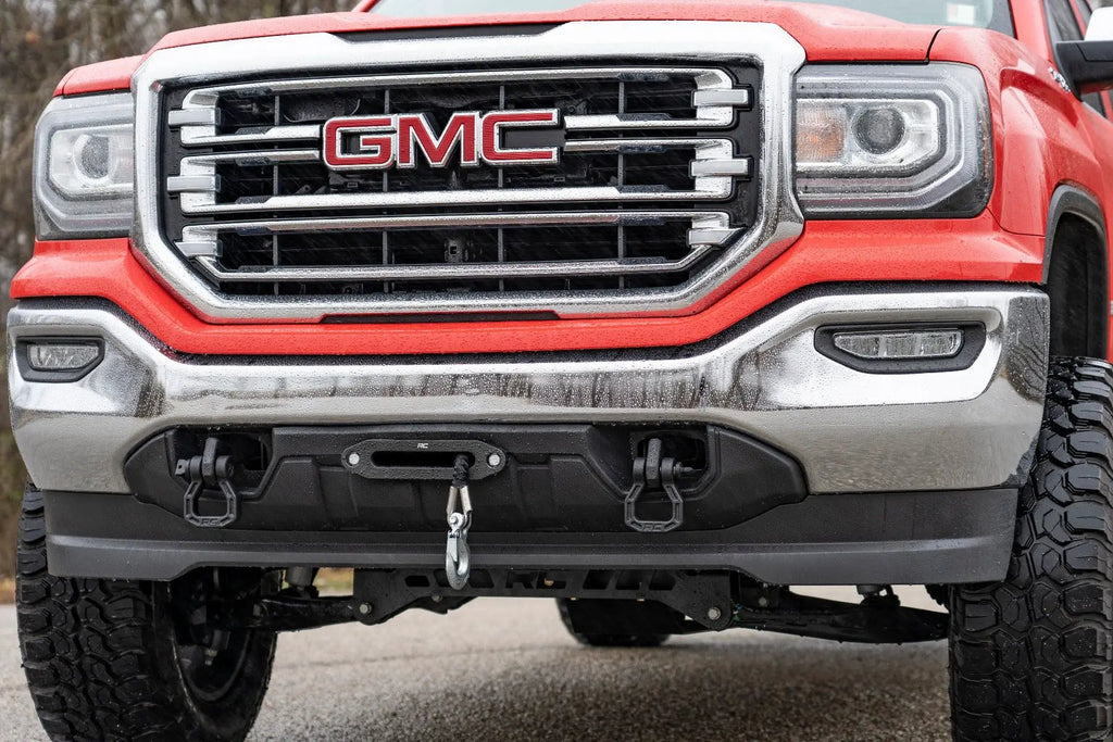 Hidden Winch Mounting Plate | Chevy/GMC 1500 (14-18 & Classic) by Rough Country