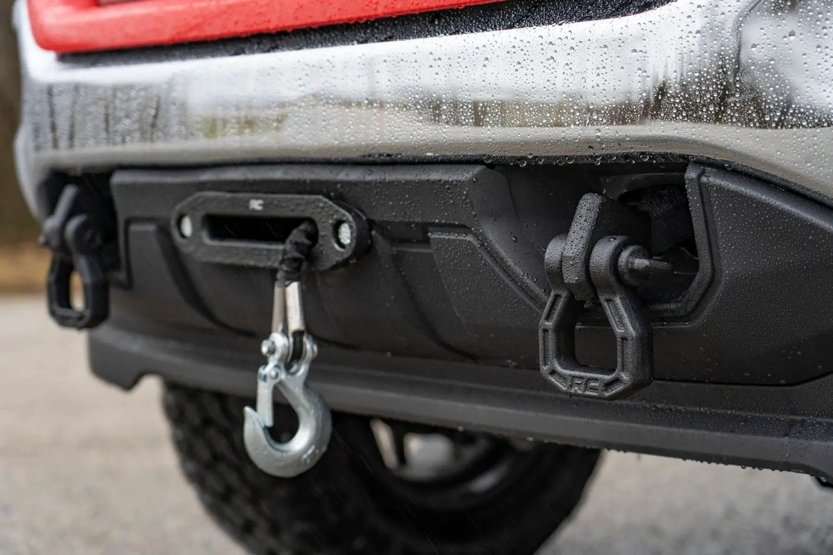 Hidden Winch Mounting Plate | Chevy/GMC 1500 (14-18 & Classic) by Rough Country