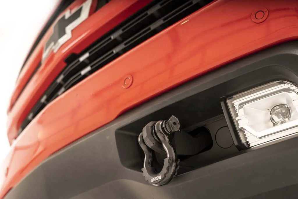 Tow Hook Brackets | D-Ring Combo | Chevy Silverado 1500 2WD/4WD (2019-2022) by Rough Country