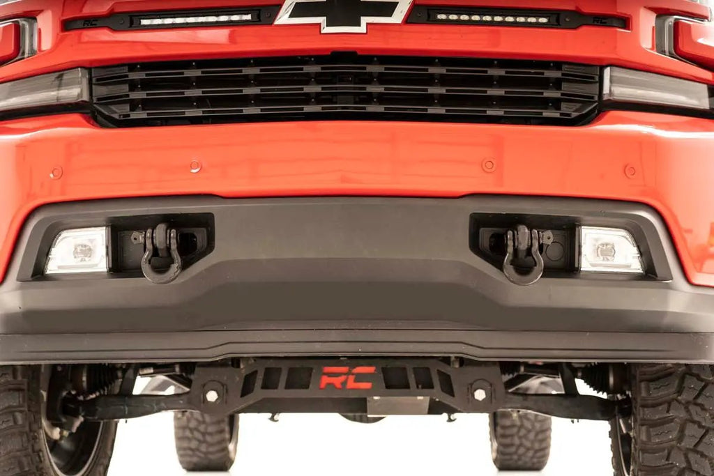 Tow Hook Brackets | D-Ring Combo | Chevy Silverado 1500 2WD/4WD (2019-2022) by Rough Country