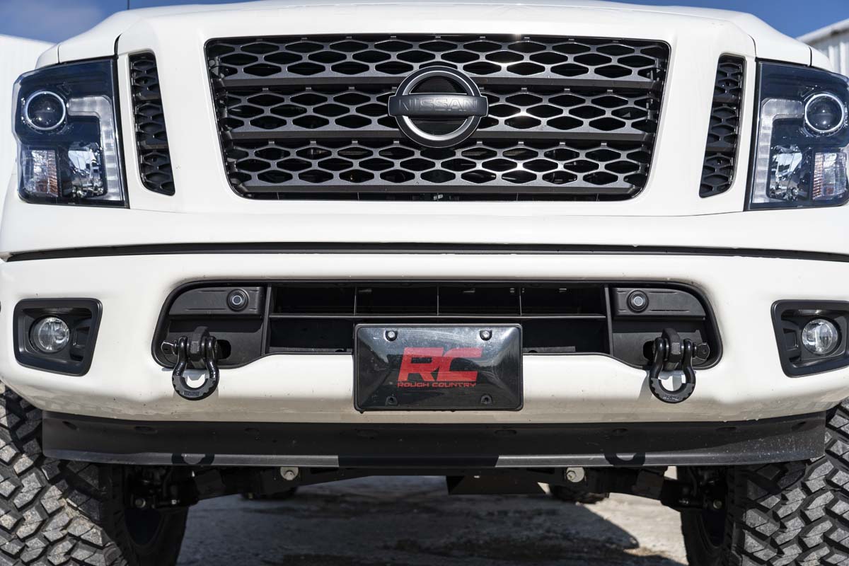 Tow Hook Brackets | D-Ring Combo | Nissan Titan 2WD/4WD (2017-2024) by Rough Country