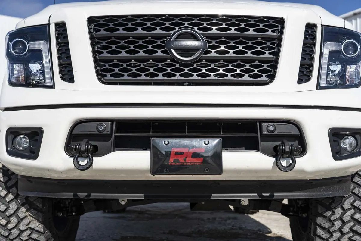 Tow Hook Brackets | D-Ring Combo | Nissan Titan 2WD/4WD (2017-2024) by Rough Country