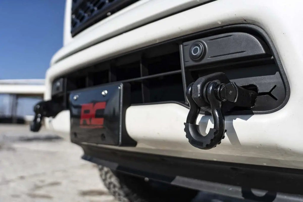 Tow Hook Brackets | D-Ring Combo | Nissan Titan 2WD/4WD (2017-2024) by Rough Country