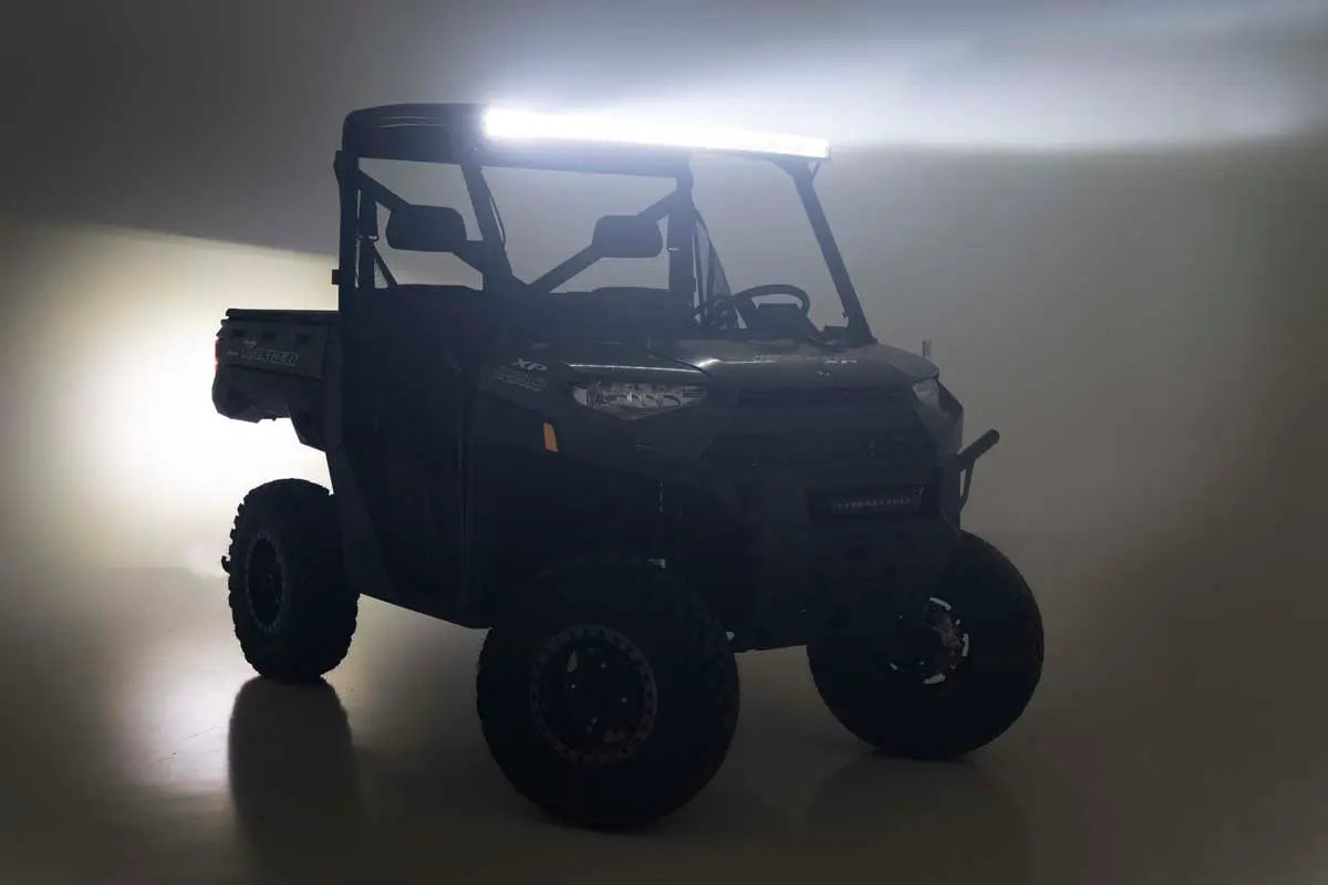 LED Light | Rear Mount | 50" Black Pair |Polaris Ranger 1000/Ranger XP 900/1000 by Rough Country