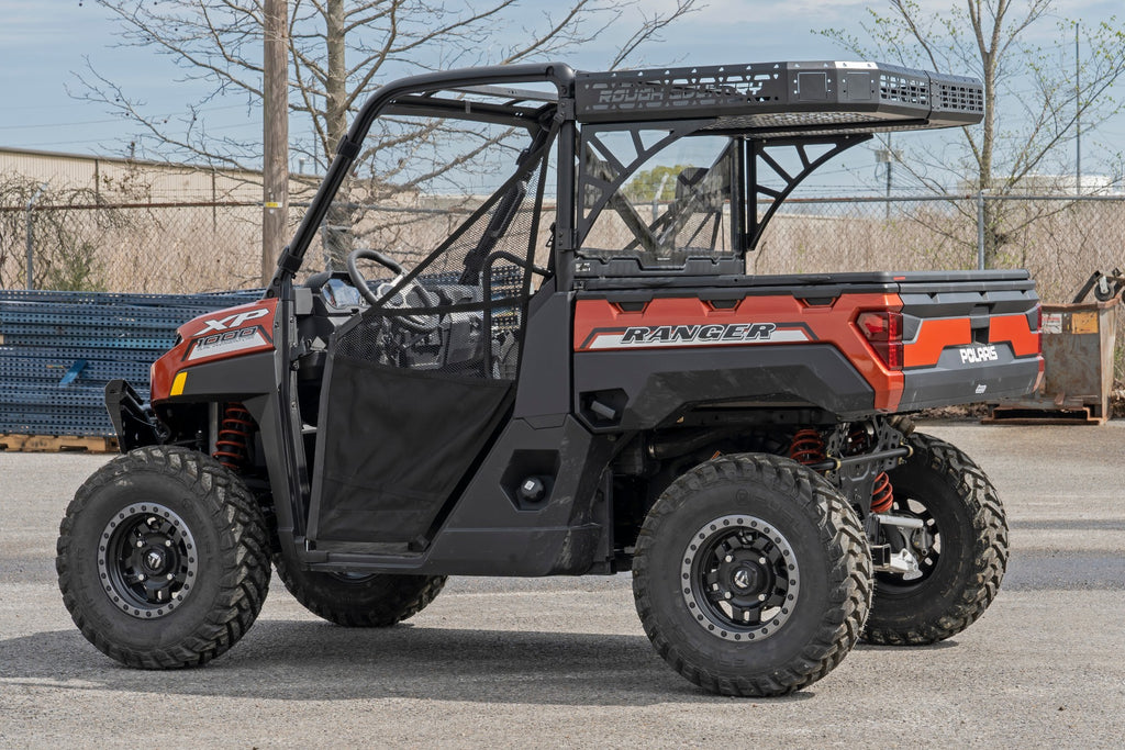 Cargo Rack | Dual 2" Black LED Pairs | Flush Mount | Polaris Ranger XP 1000 by Rough Country