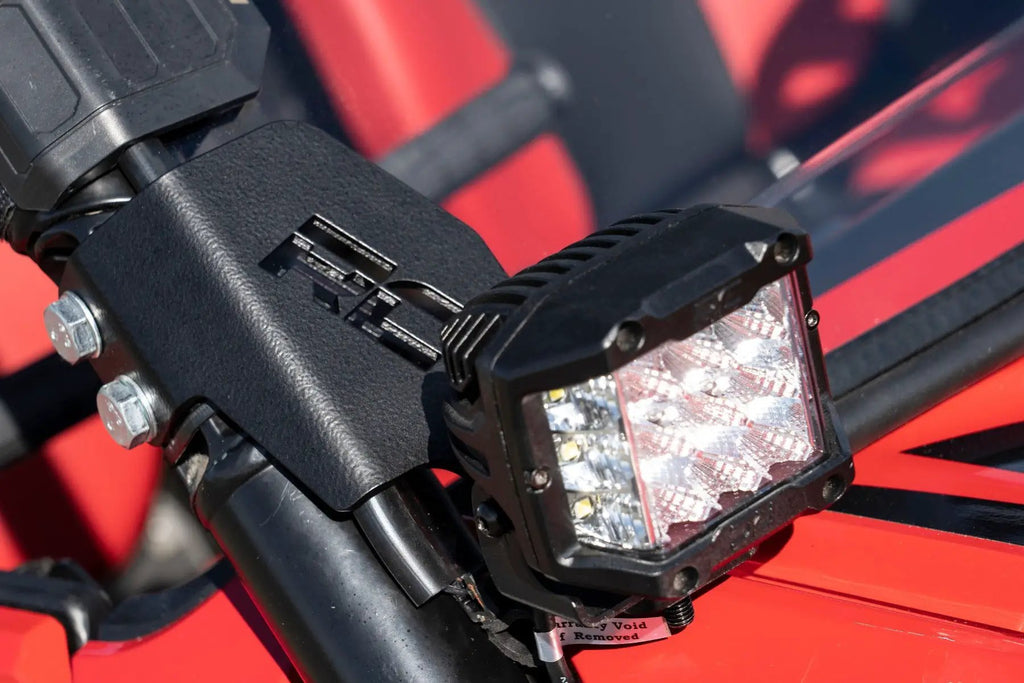 LED Light Kit | Cage Mount | 2" Black Pair | Amber DRL | Honda Talon 1000 by Rough Country