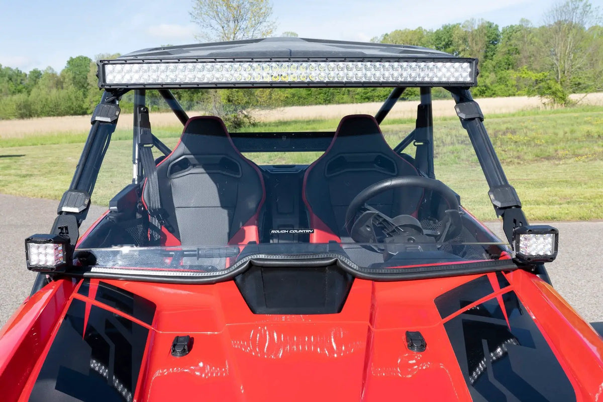 LED Light Kit | Cage Mount | 2" Black Pair | White DRL | Honda Talon 1000 by Rough Country