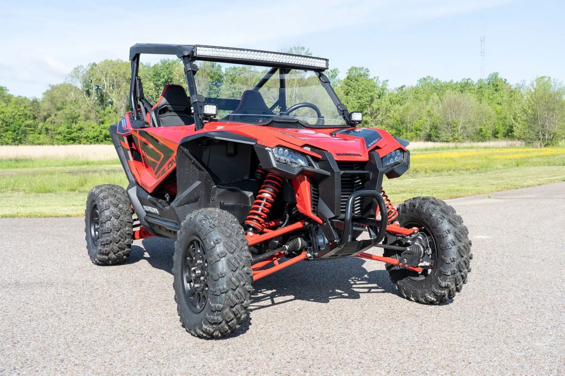 LED Light Kit | Cage Mount | 2" Black Pair | White DRL | Honda Talon 1000 by Rough Country