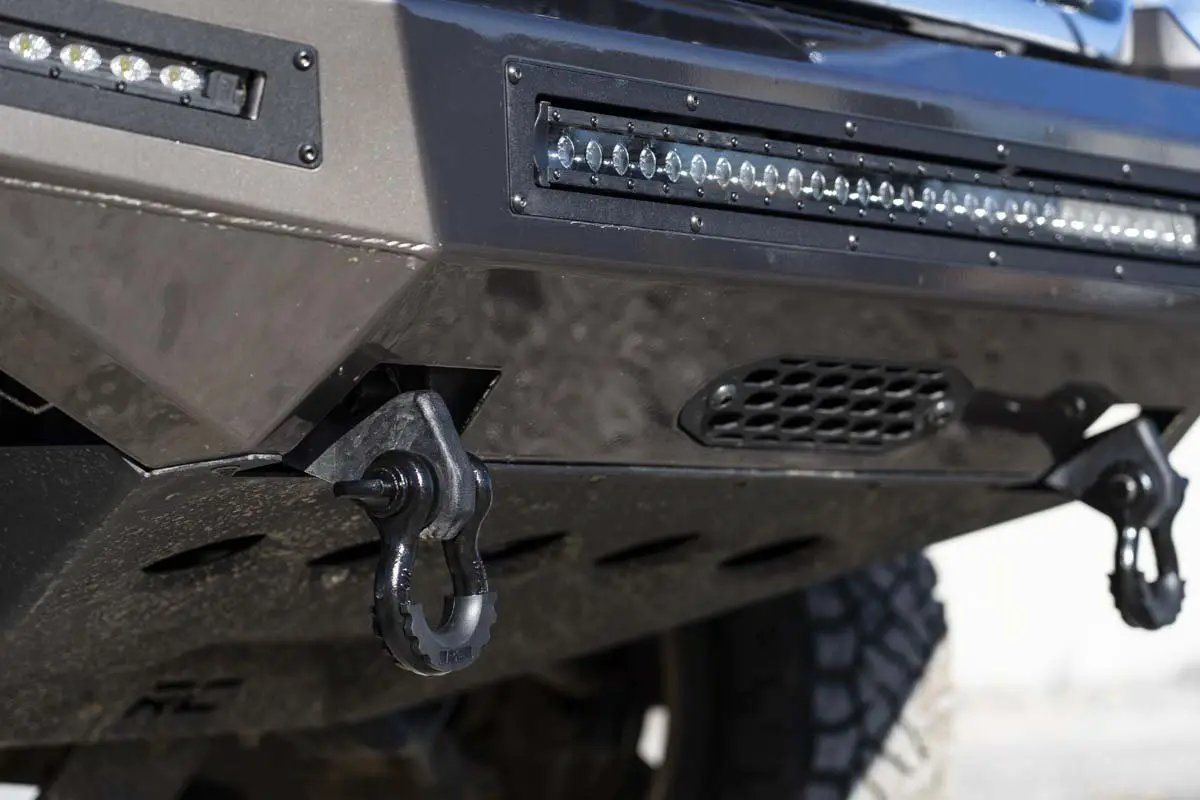 Tow Hook Brackets | Chevy Silverado & GMC Sierra 1500 2WD/4WD (2007-2013) by Rough Country