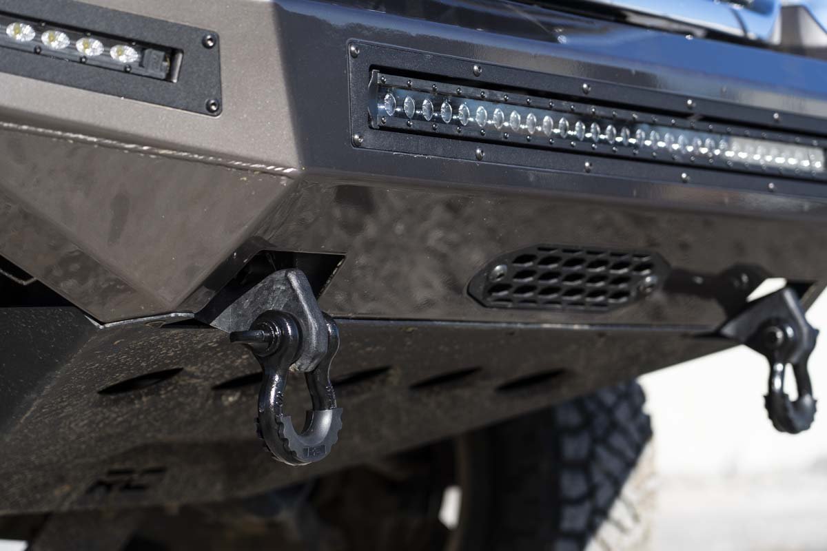 Tow Hook Brackets | D-Ring Combo | Chevy/GMC 1500 (07-13) by Rough Country