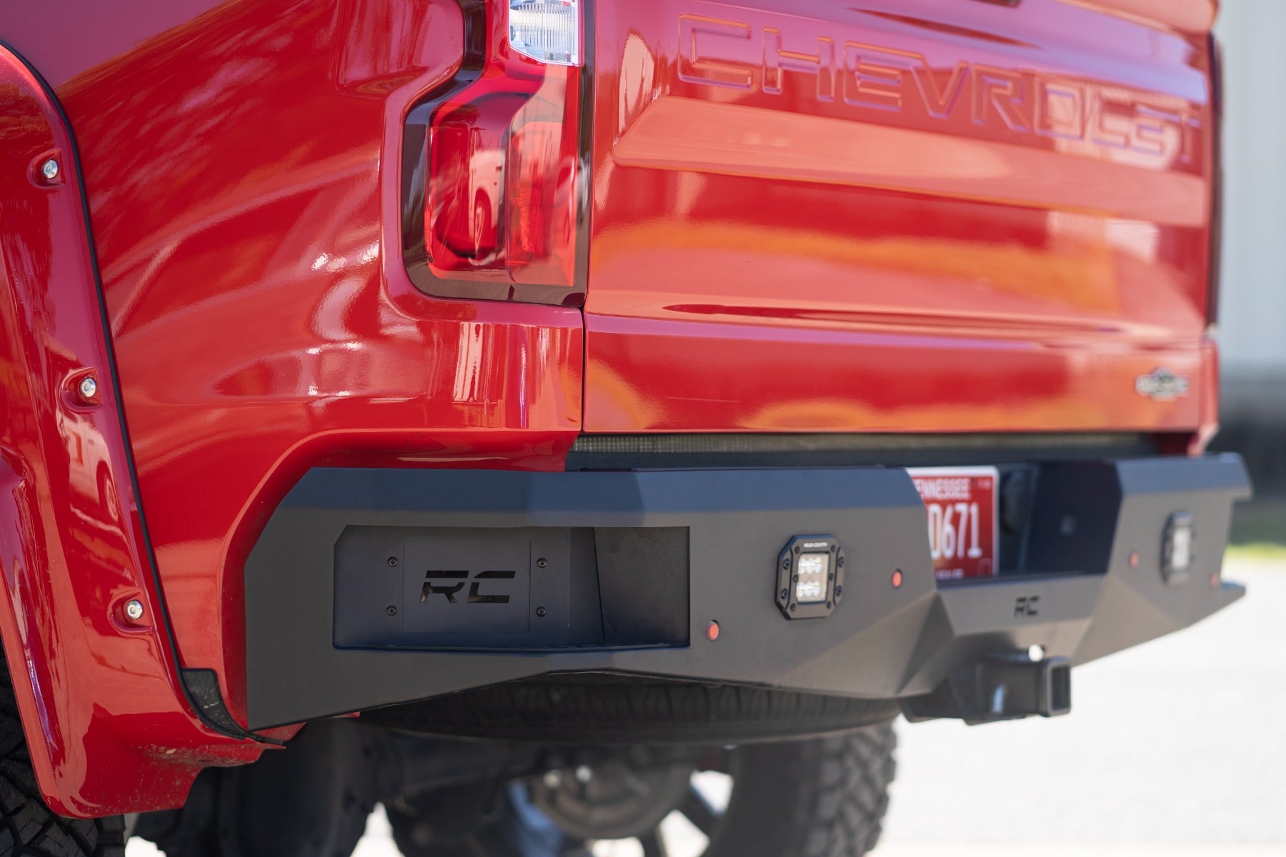 Rear LED Bumper | Chevy/GMC Sierra 1500 (19-26)/Silverado 1500 (19-26) by Rough Country