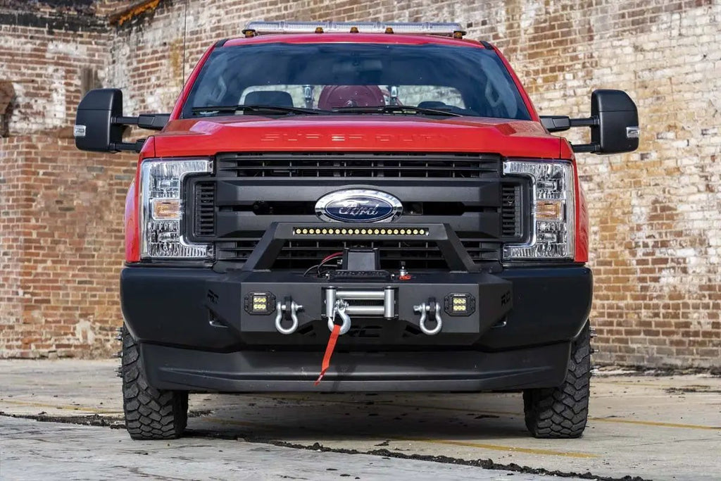 EXO Winch Mount Kit | Ford F-250/F-350 Super Duty 2WD/4WD (2017-2020) by Rough Country