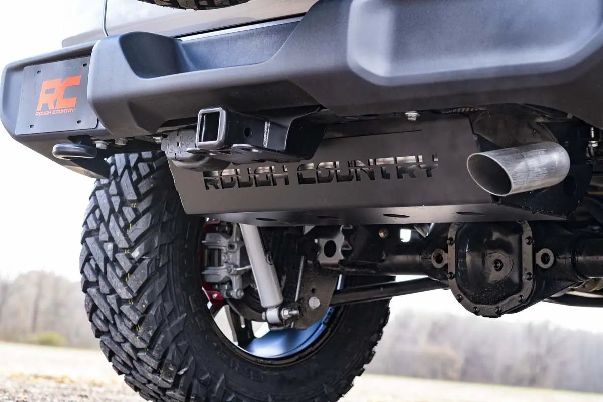 Skid Plate | Muffler | Jeep Wrangler JL/Wrangler Unlimited 4WD (2018-2026) by Rough Country