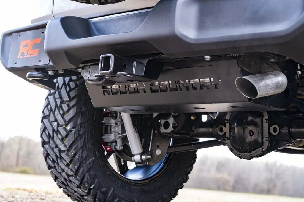 Skid Plate | Muffler | Jeep Wrangler JL/Wrangler Unlimited 4WD (2018-2026) by Rough Country
