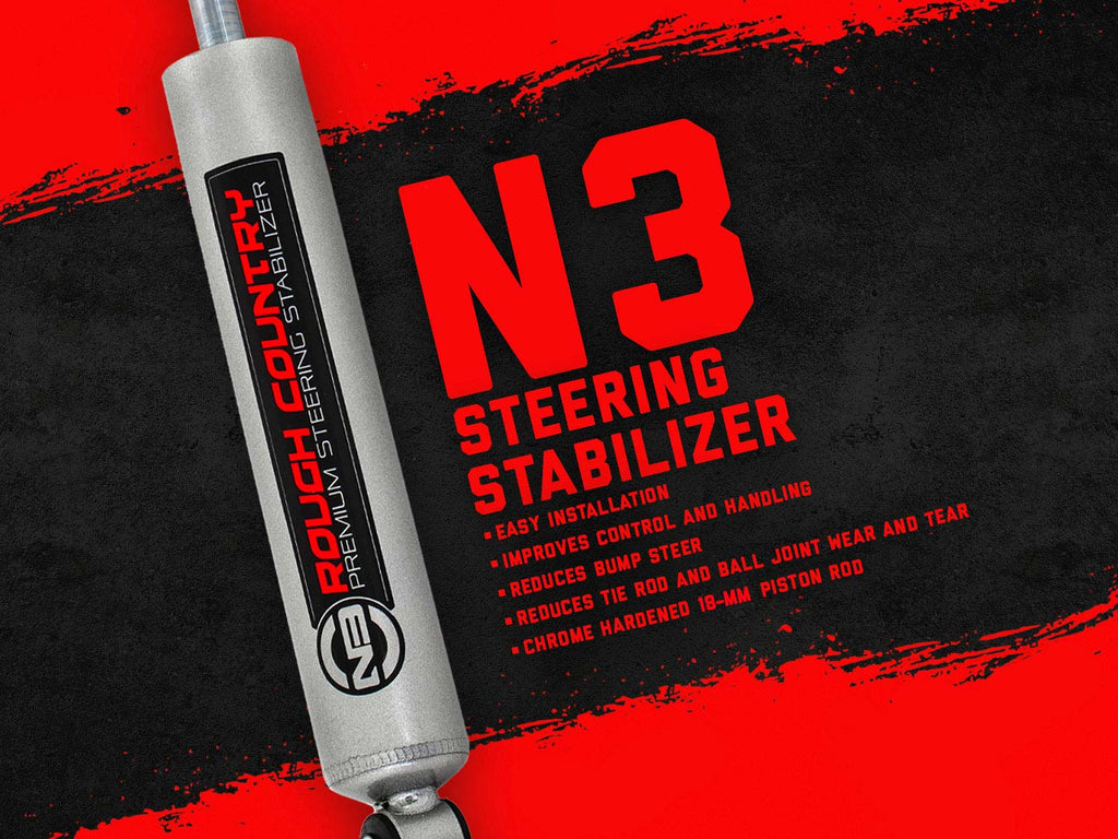 N3 Steering Stabilizer | Chevy/GMC C10/K10 C15/K15 Truck/Half-Ton Suburban (69-72) by Rough Country