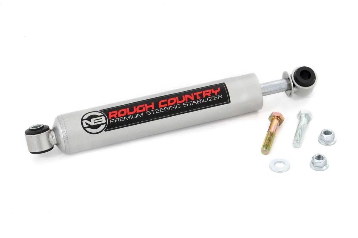 N3 Steering Stabilizer | Diesel | Nissan Titan XD 2WD/4WD (2016-2024) by Rough Country