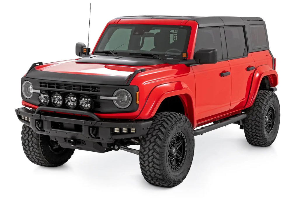 Nerf Steps | 3-Inch Tube | 4-Door | Ford Bronco 4WD (2021-2026) by Rough Country