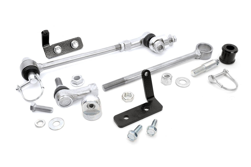 Quick Disco Sway Links | 3.5-6.5 Inch Lift | Jeep Cherokee XJ (84-01)/Comanche MJ (86-92) by Rough Country