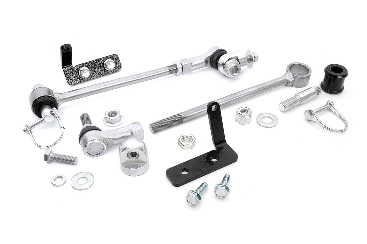 Quick Disco Sway Links | 3.5-6.5 Inch Lift | Jeep Cherokee XJ (84-01)/Comanche MJ (86-92) by Rough Country