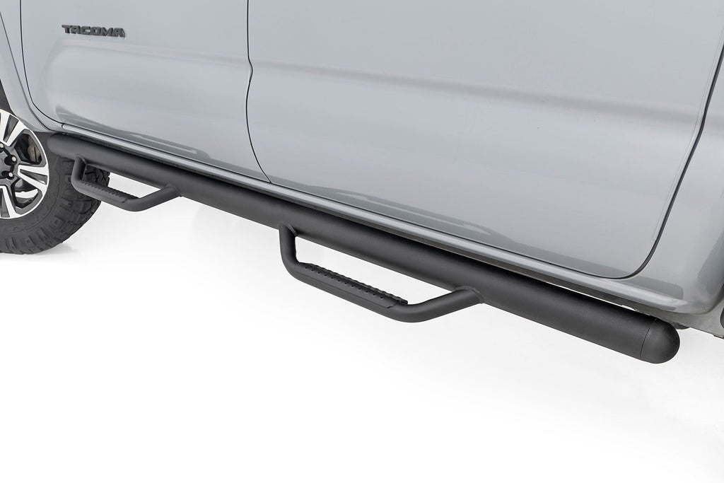 Nerf Steps | Cab Length | Crew Cab | 5' Bed | Toyota Tacoma 2WD/4WD (05-23) by Rough Country