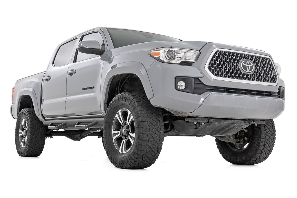 Nerf Steps | Cab Length | Crew Cab | 5' Bed | Toyota Tacoma 2WD/4WD (05-23) by Rough Country