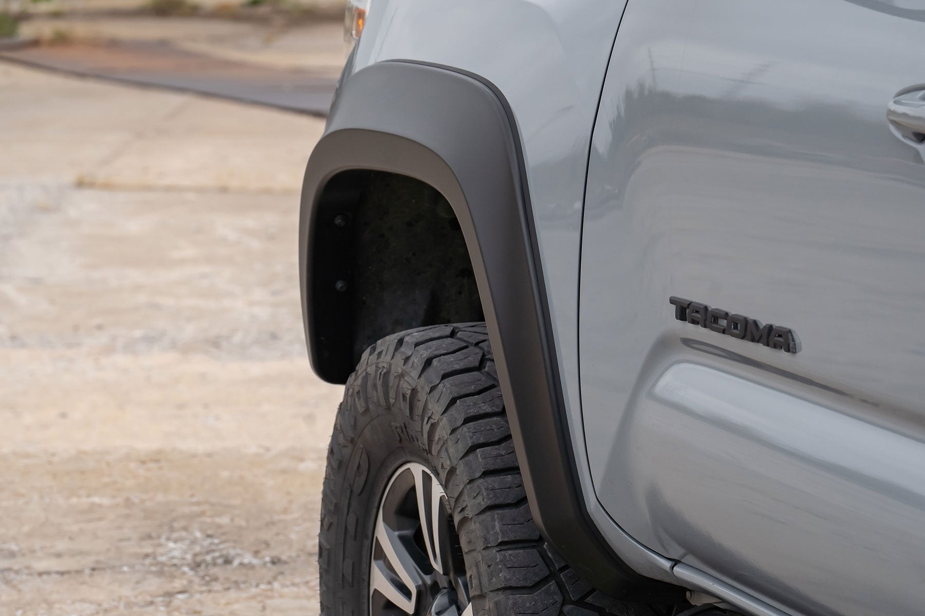 Sport Fender Flares | 202 Black Onyx | Toyota Tacoma 2WD/4WD (2016-2023) by Rough Country