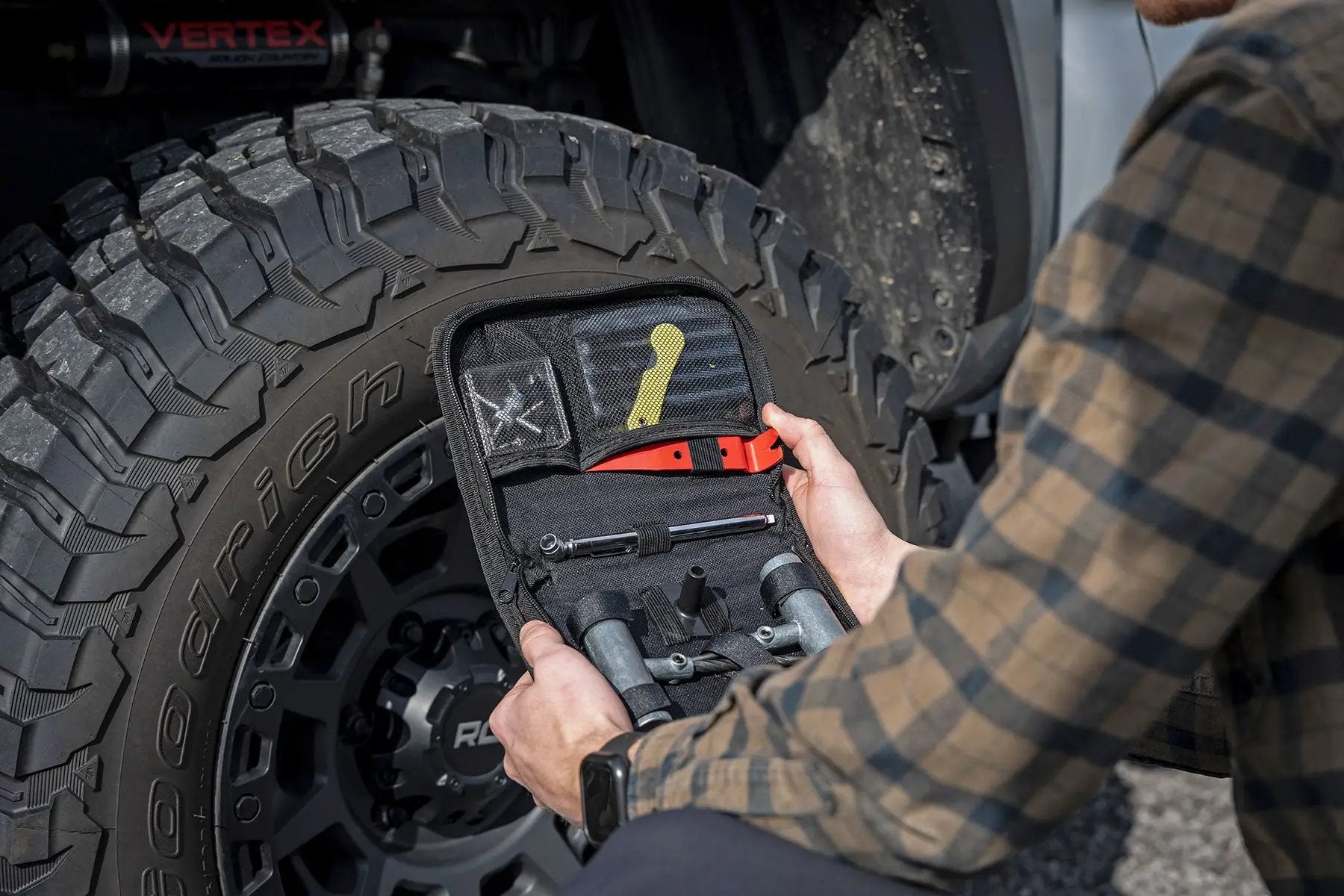 Emergency Tire Repair Kit w/Carrying Case | 39pcs by Rough Country