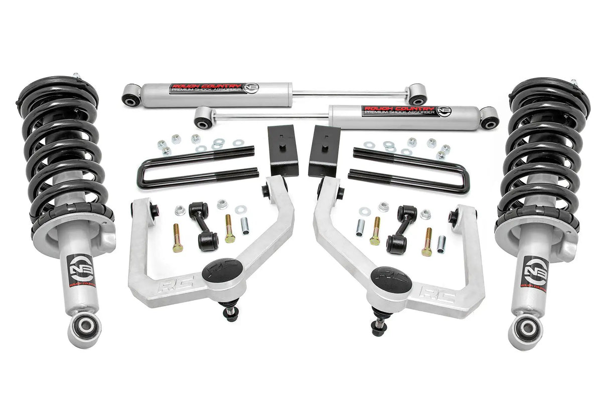 3 Inch Lift Kit | N3 Struts & Shocks | Nissan Titan 4WD (2017-2024) by Rough Country