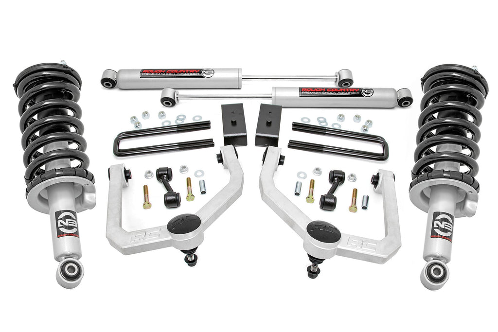 3 Inch Lift Kit | N3 Struts & Shocks | Nissan Titan 4WD (2017-2024) by Rough Country