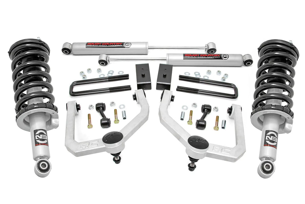 3 Inch Lift Kit | N3 Struts & Shocks | Nissan Titan 2WD/4WD (2004-2024) by Rough Country