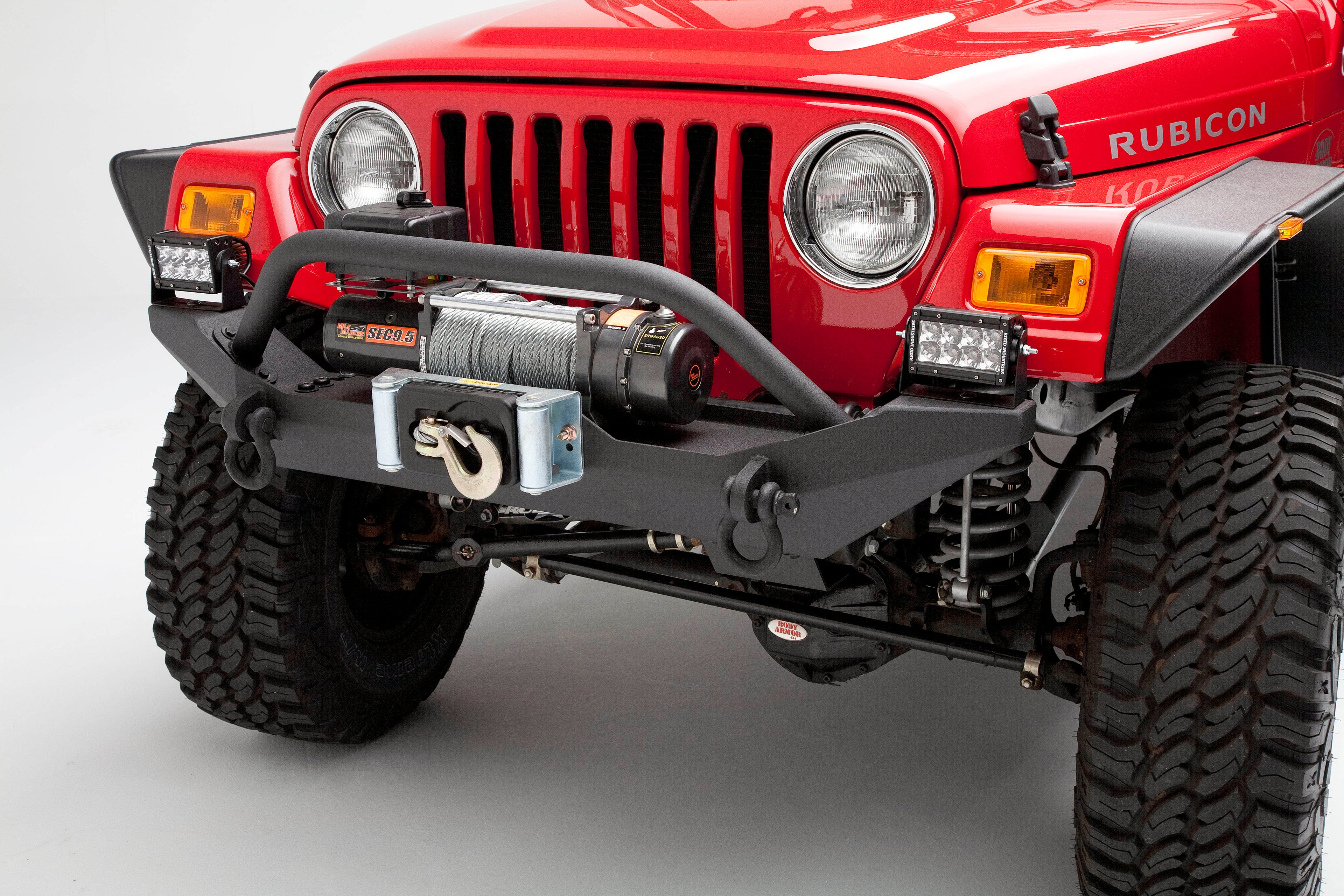 Formed Front Bumper For Taj and Yd Jeep Wrangler by Body Armor 4x4