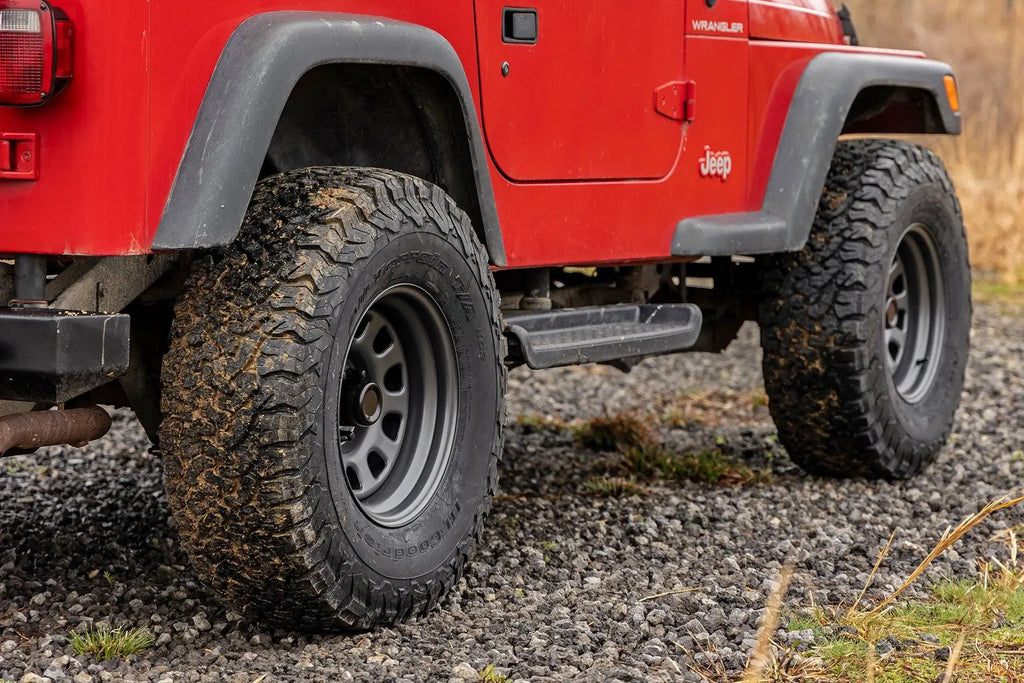 Steel Wheel | Gray | 17x9 | 5x5 | 3.30 Bore | -12 by Rough Country