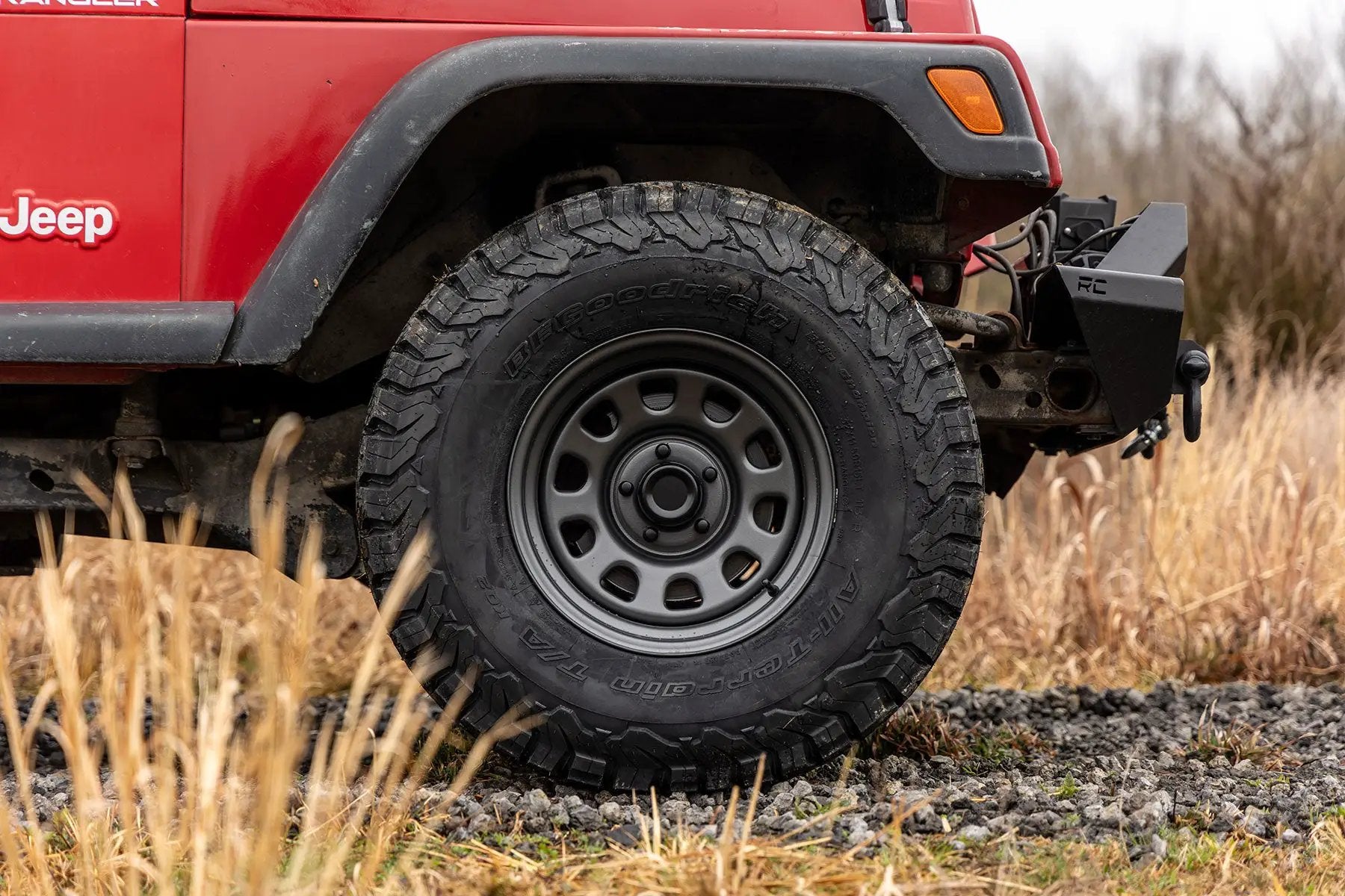 Steel Wheel | Gray | 15x8 | 5x4.5 | 3.30 Bore | -19 by Rough Country