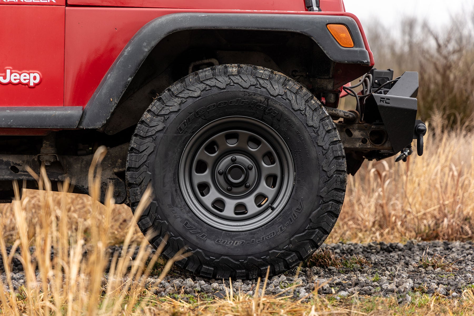 Steel Wheel | Gray | 15x8 | 5x4.5 | 3.30 Bore | -19 by Rough Country