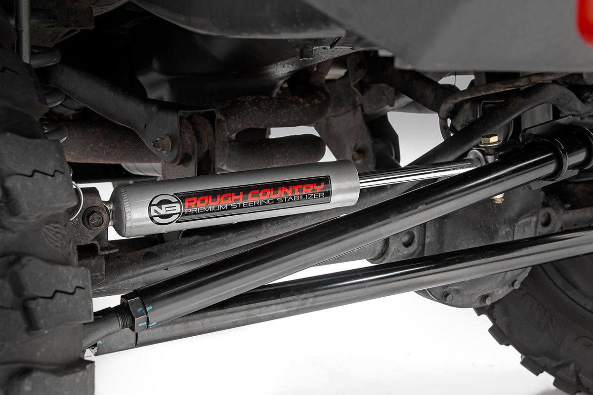 HD Steering Kit | Stabilizer Combo | Jeep Cherokee XJ/Comanche MJ/Wrangler TJ by Rough Country
