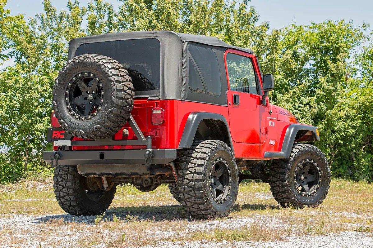 Rear Bumper | Tire Carrier | Jeep Wrangler TJ (97-06)/Wrangler Unlimited (04-06) by Rough Country