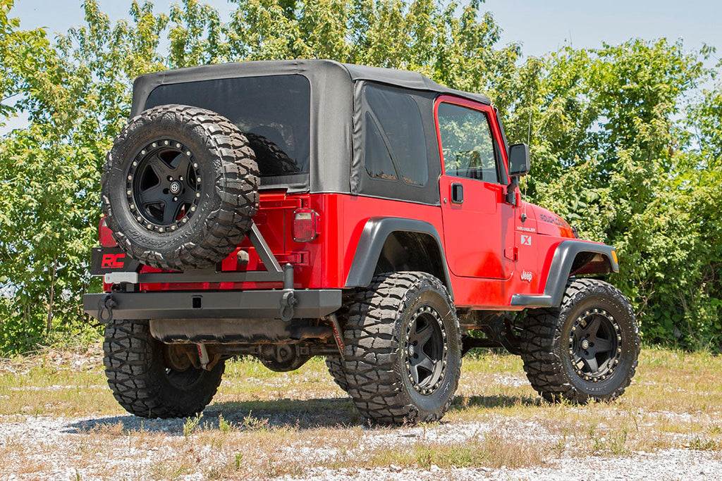 Rear Bumper | Tire Carrier | Jeep Wrangler TJ (97-06)/Wrangler Unlimited (04-06) by Rough Country