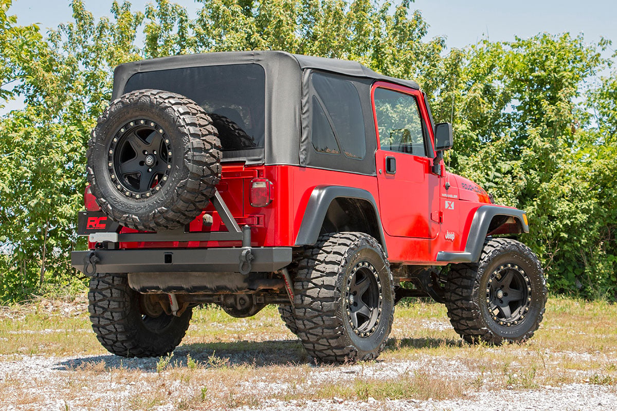 Rear Bumper | Tire Carrier | Jeep Wrangler TJ (97-06)/Wrangler Unlimited (04-06) by Rough Country