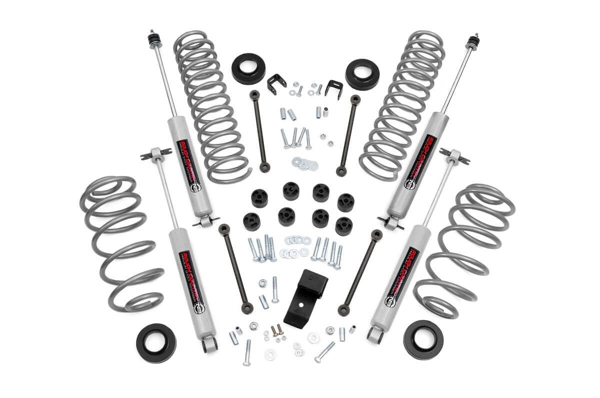 3.25 Inch Lift Kit | 6 Cyl | Jeep Wrangler TJ (03-06)/Wrangler Unlimited (04-06) by Rough Country