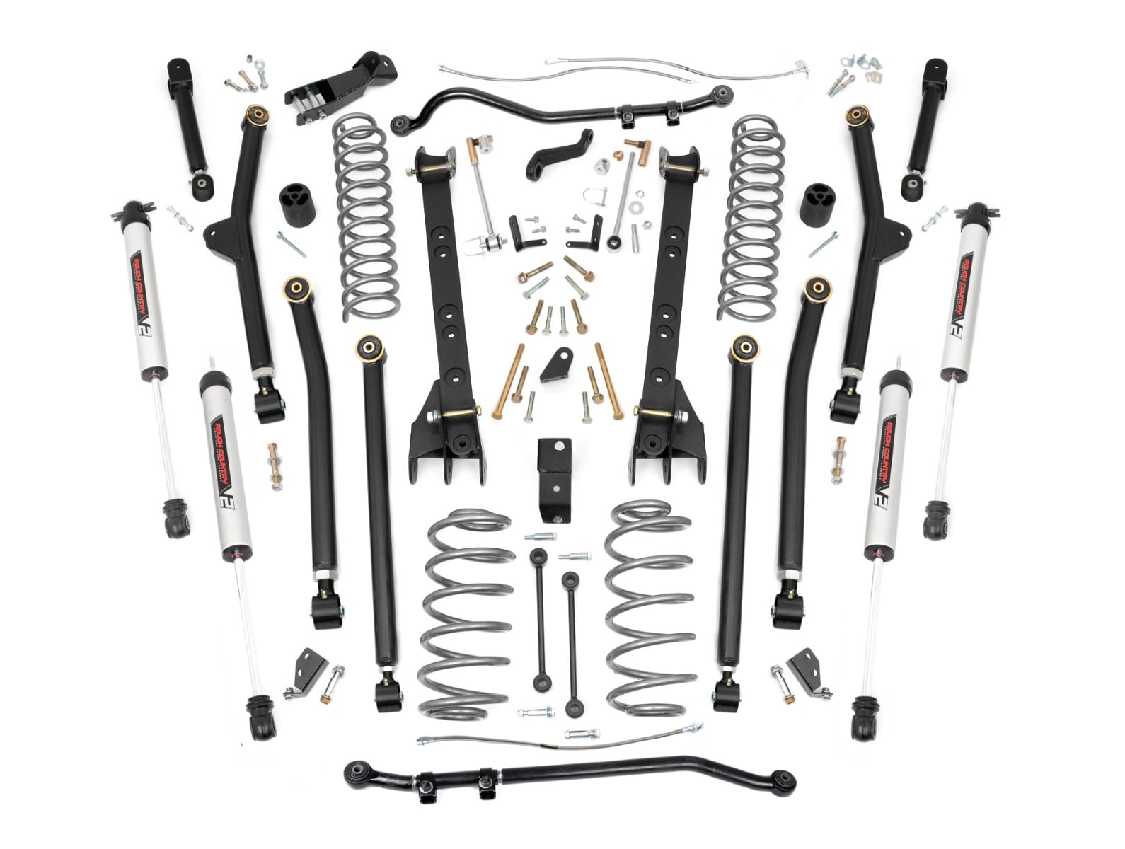 6 Inch Lift Kit | Long Arm | V2 | Jeep Wrangler TJ 4WD (1997-2006) by Rough Country