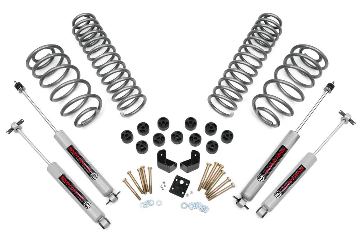 3.75 Inch Lift Kit | Combo | 6 Cyl | N3 | Jeep Wrangler TJ (97-06)/Wrangler Unlimited (04-06) by Rough Country