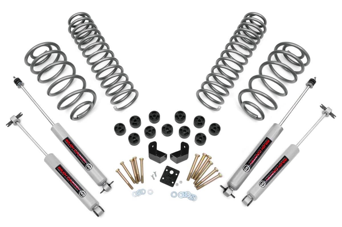 3.75 Inch Lift Kit | Combo | 4 Cyl | N3 | Jeep Wrangler TJ (97-06)/Wrangler Unlimited (04-06) by Rough Country